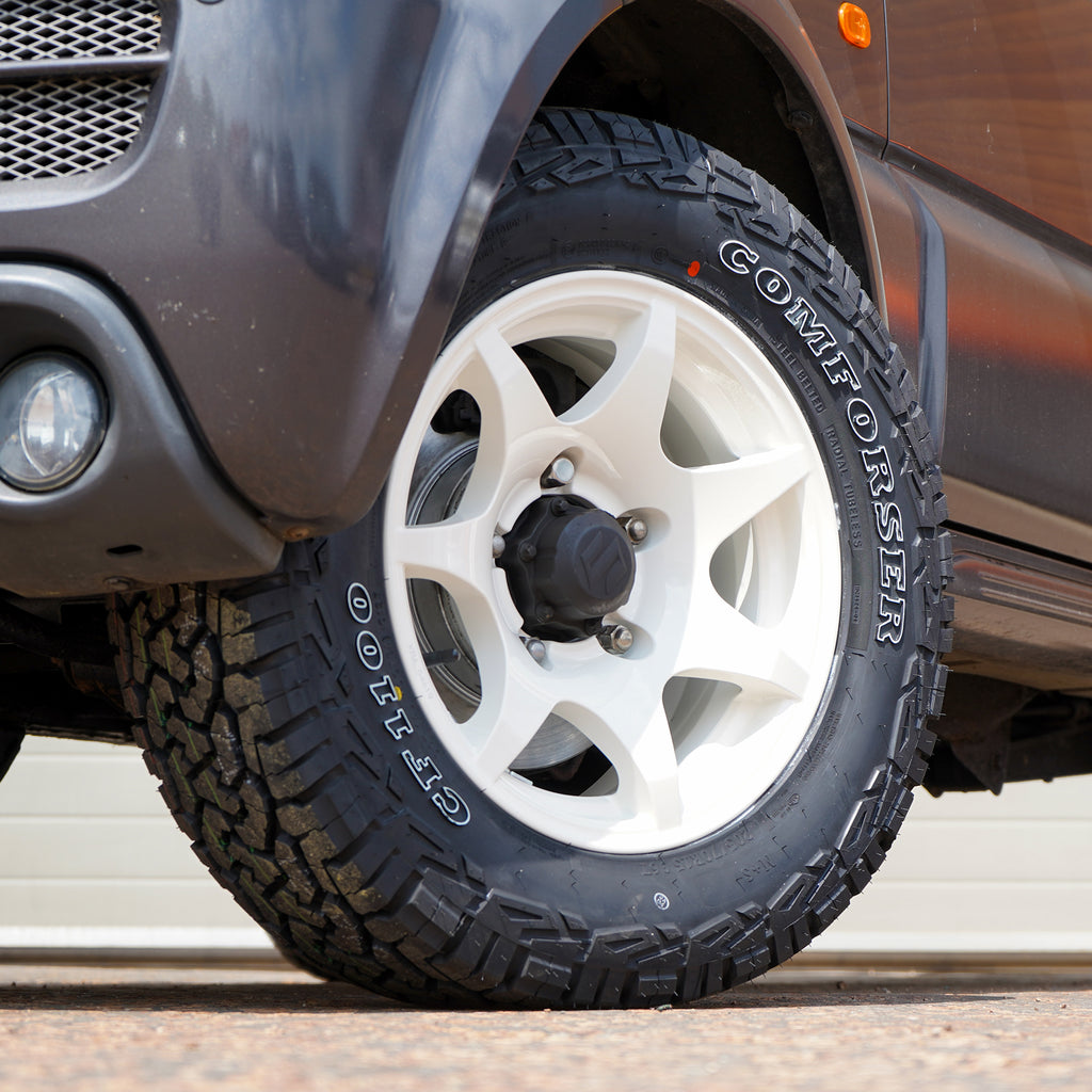 HIGH PEAK J-02 Wheel Package for Suzuki Jimny JB43 (1998+) Comforser Tyres