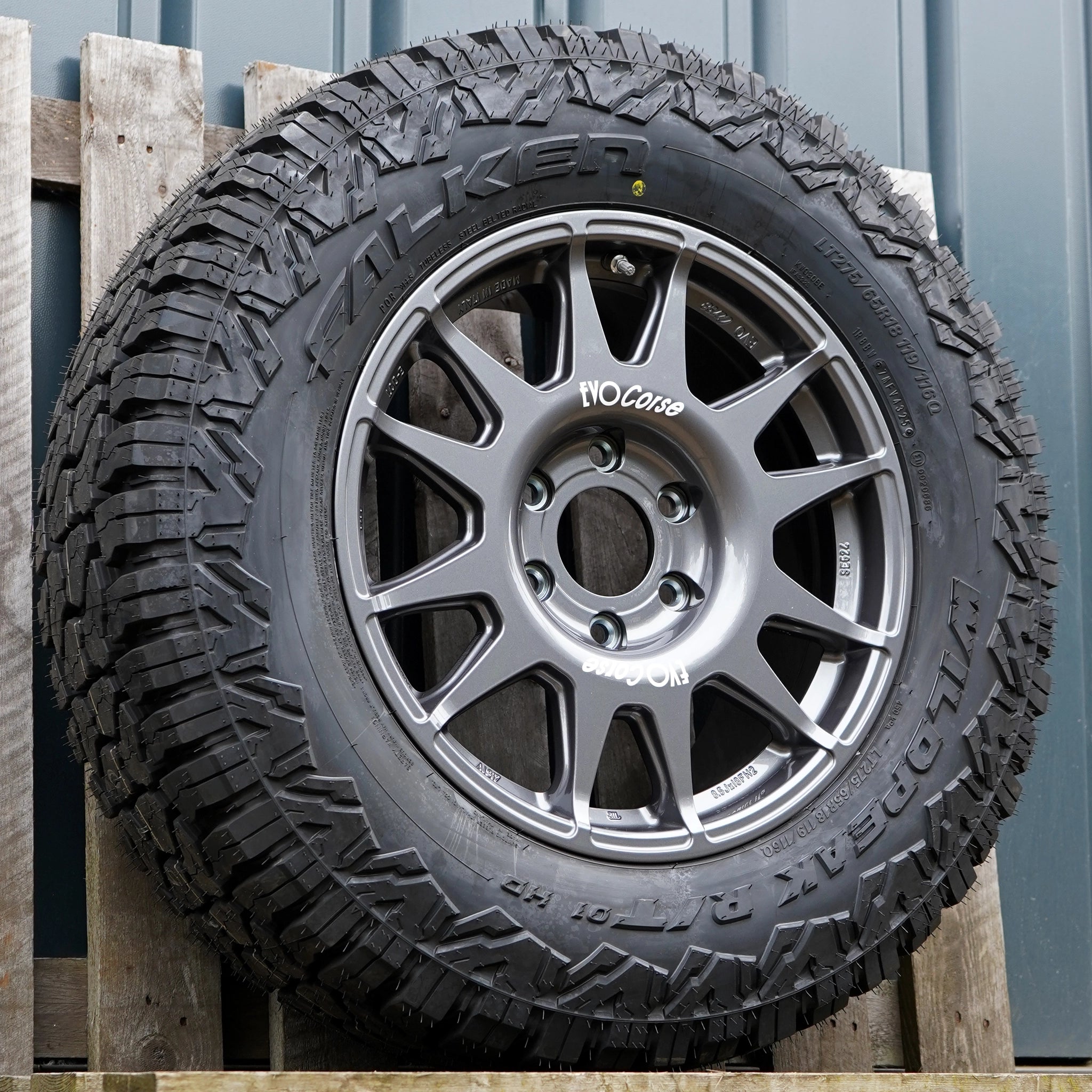 EVO Corse DakarZero 18" Wheel & Tyre Package for Toyota Land Cruiser Prado 250 (2024+)