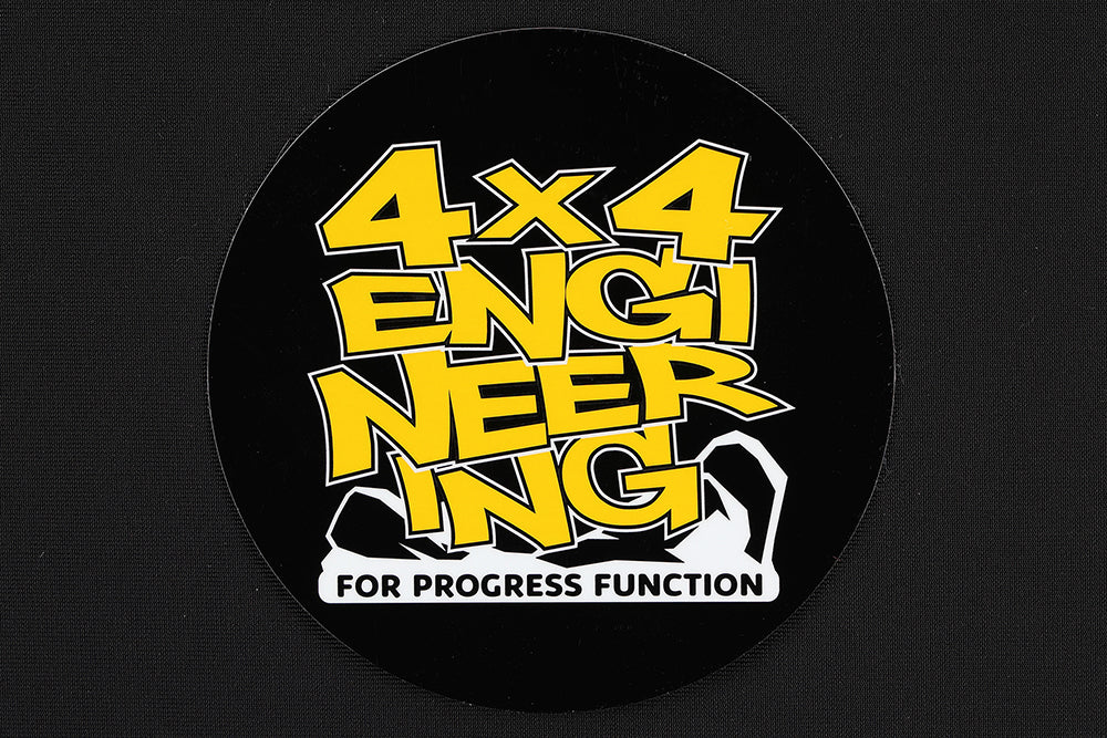 4x4 Engineering Service Circle Sticker