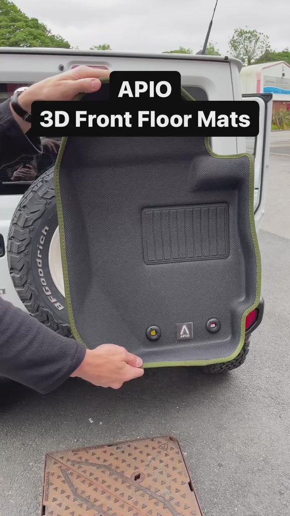 APIO 3D Floor Mats for Suzuki Jimny (2018+) - Front